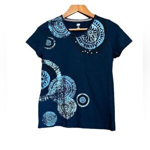 3 for $30! Sjb active  v neck blue tee